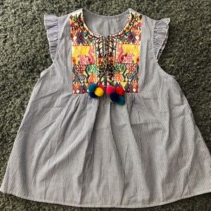 Embroidered Boutique Blouse
